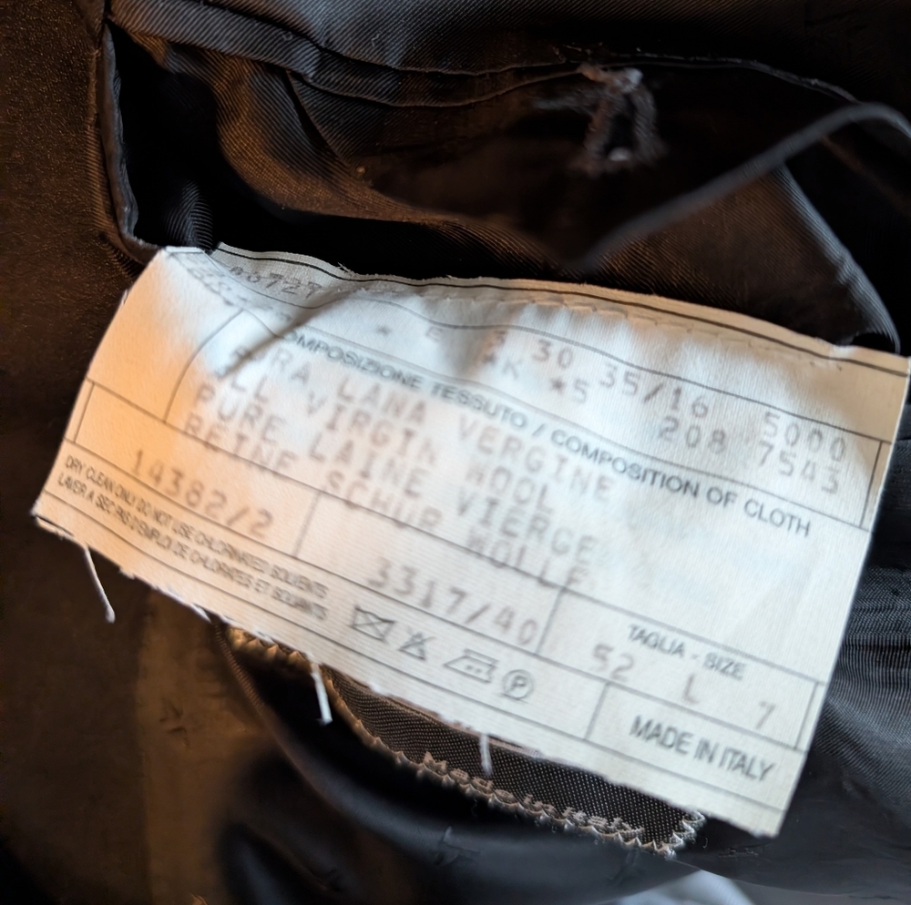 Lubiam Wool Made In Italy Black Full Tuxedo - Picture 7 of 16